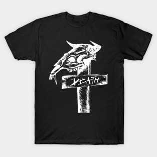 The Mark of The End (White on Black) T-Shirt